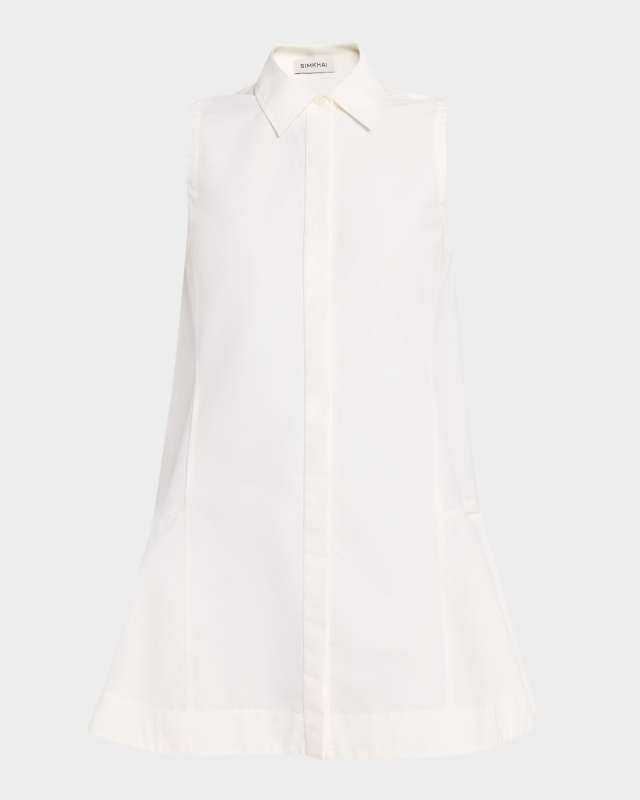 Maggie Pleated Shirtdress